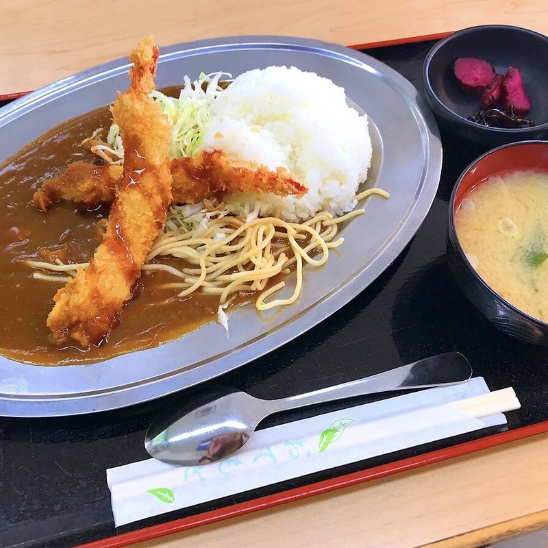 プリプリ揚げたてエビフライカレー(あやめ)
