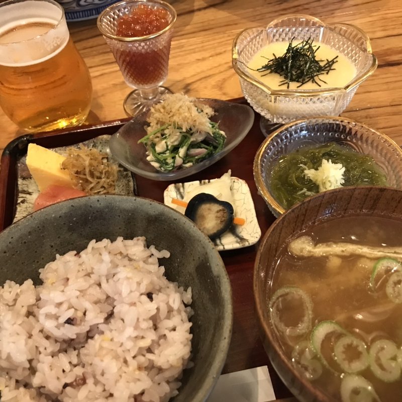 食堂かどの彩り小鉢定食(食堂かど。)