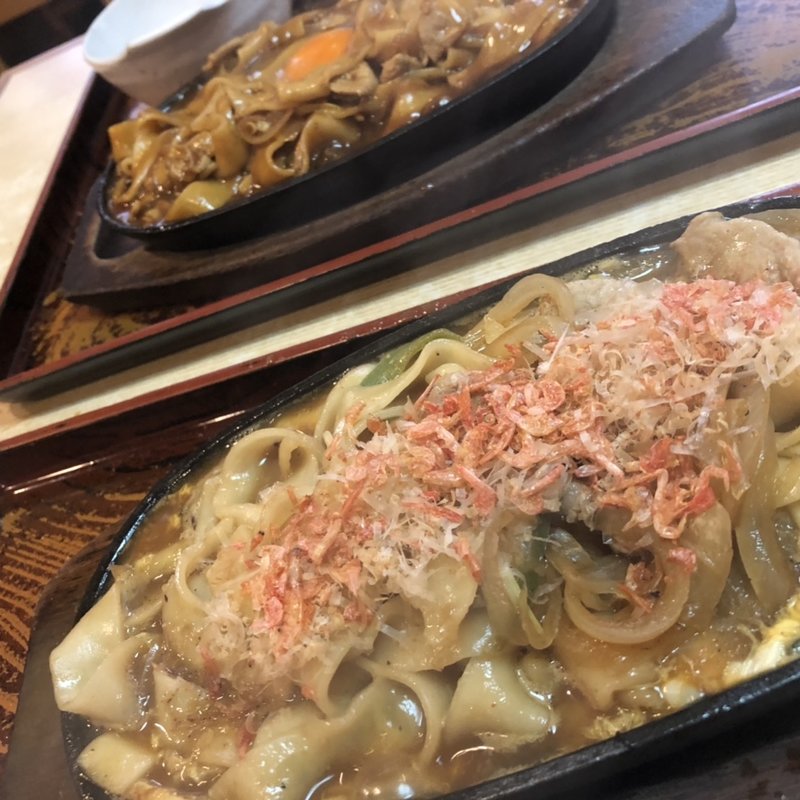 焼き太きしめん (朝日屋)