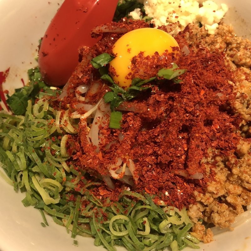 まぜそば(名古屋辛麺　鯱輪)