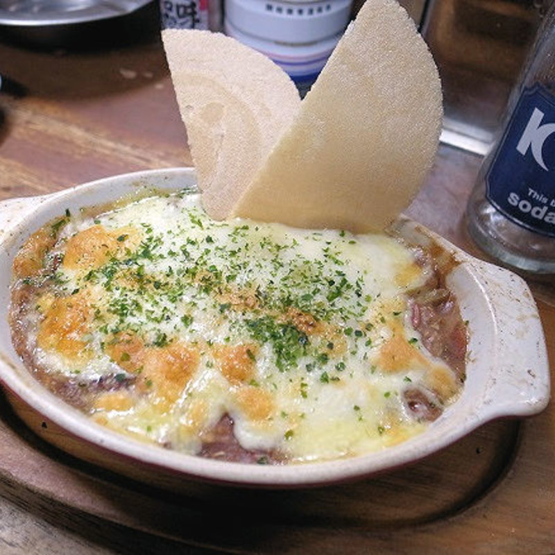 もんじゃグラタン(岩金酒場)