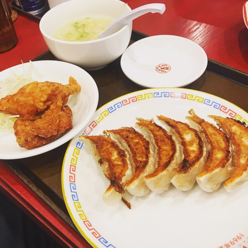 餃子定食(大阪王将 御徒町店)