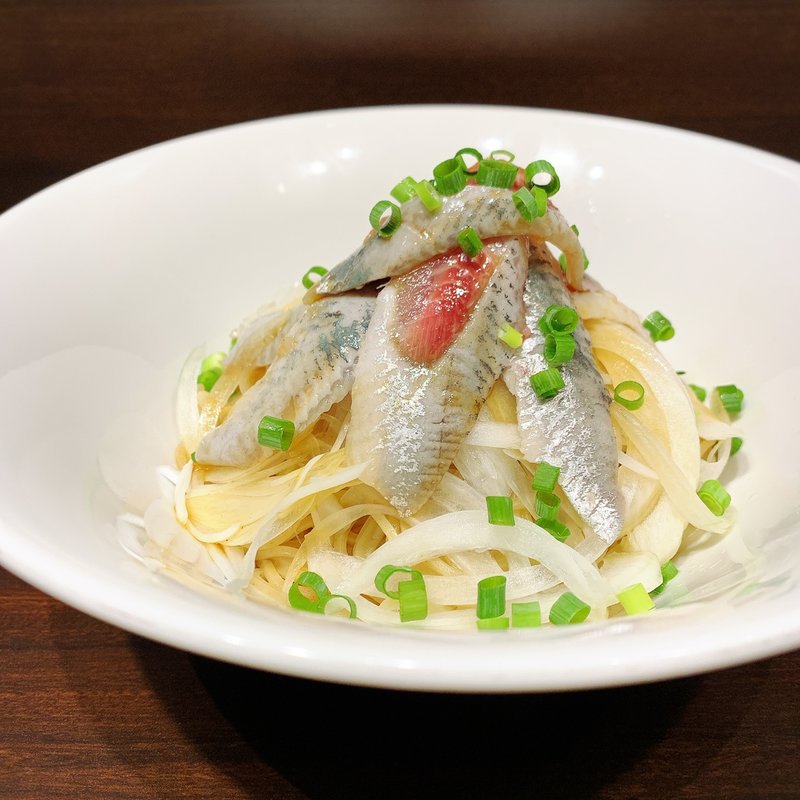 イワシそば(寿製麺よしかわ 西台駅前店)