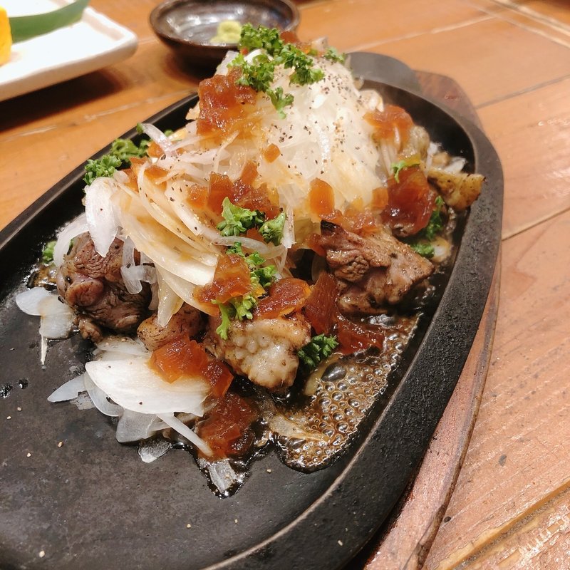 新玉葱どっさり 春の地鶏炭火焼(宮崎県日南市 塚田農場 秋葉原中央通り店 )