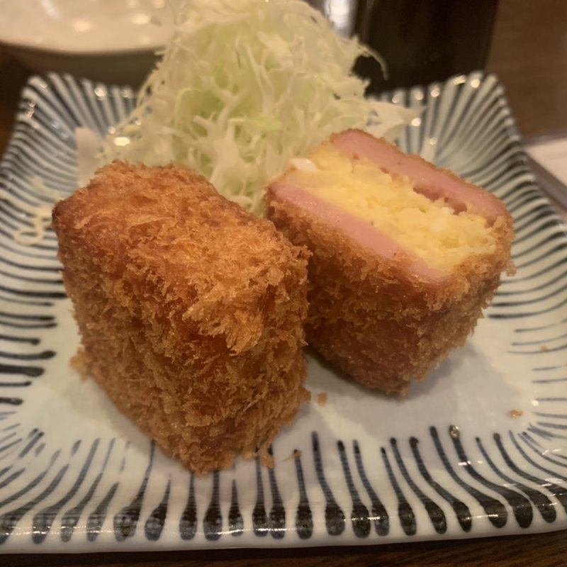 ハムカツコロッケ(分店なかむら食堂)