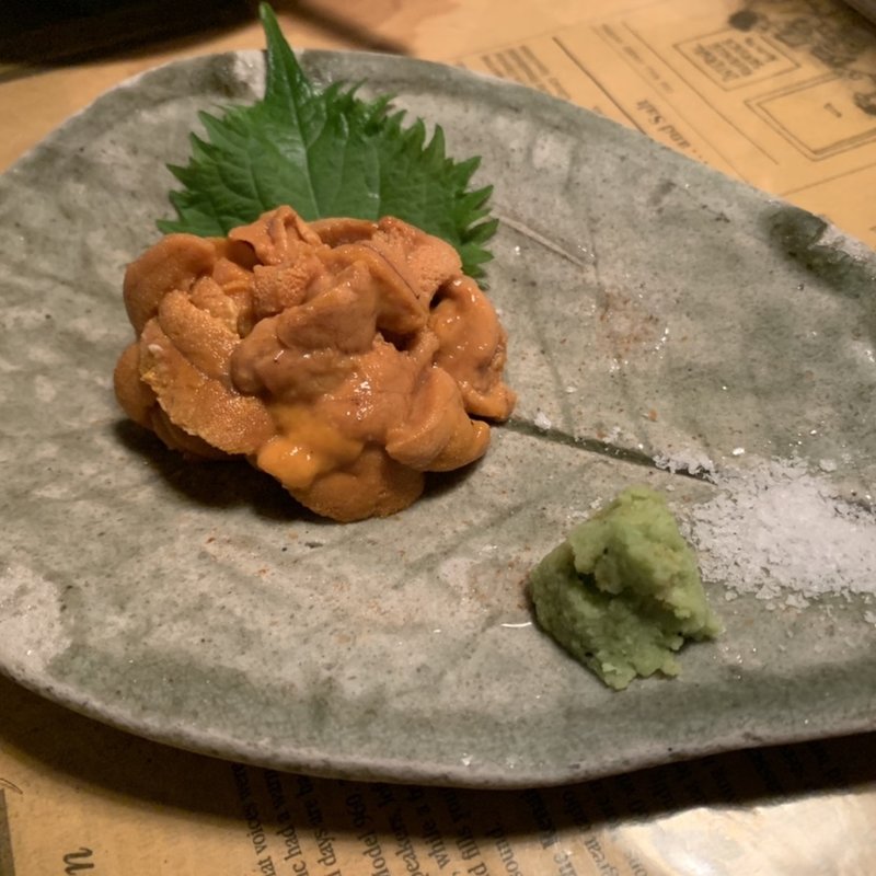 生うに造り(まるしげ夢葉家)