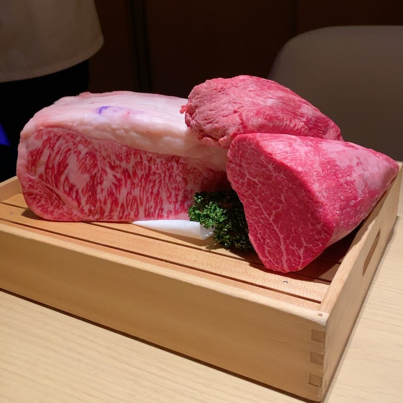 この日のコースのお肉(雪月花 たなかさとる)