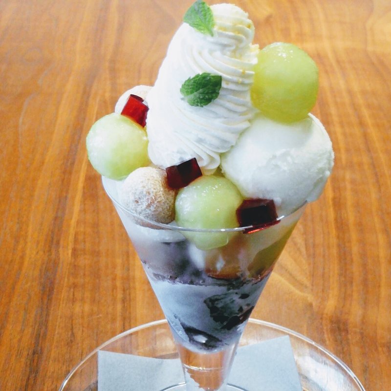 メロンパフェ(グラッシェル 表参道店)