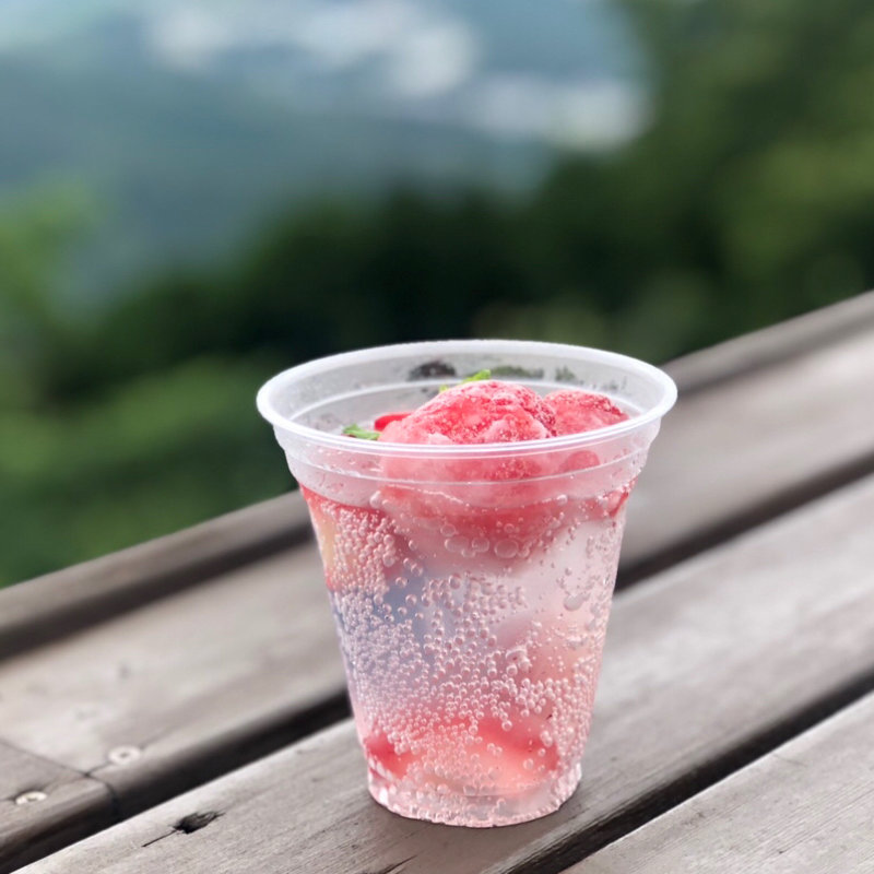 ベリーベリーストロベリーサイダー(かつらぎ茶寮)