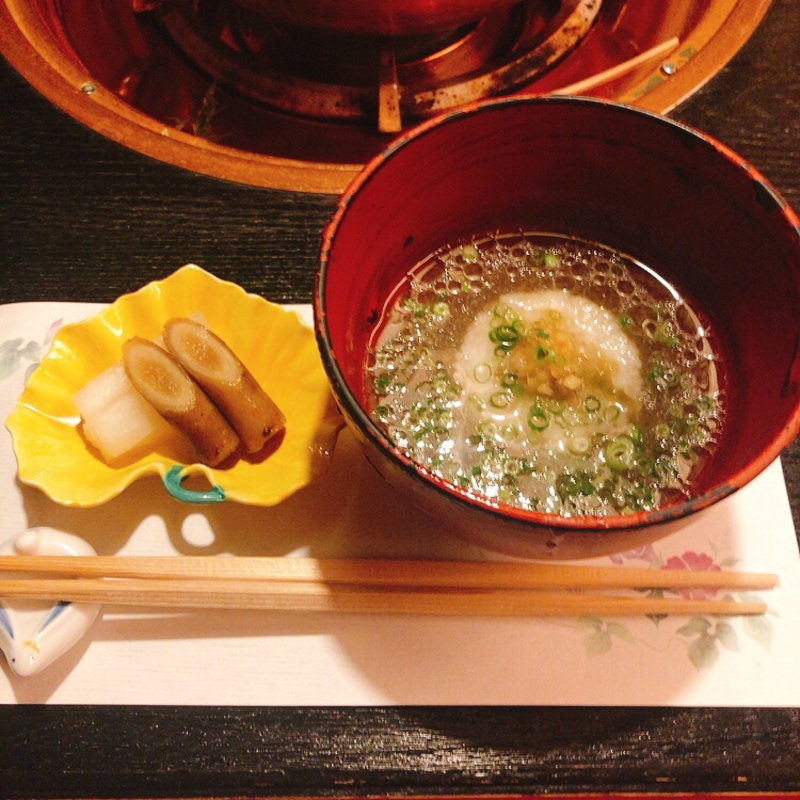 〆の茶漬け(月亭 新宿本店)