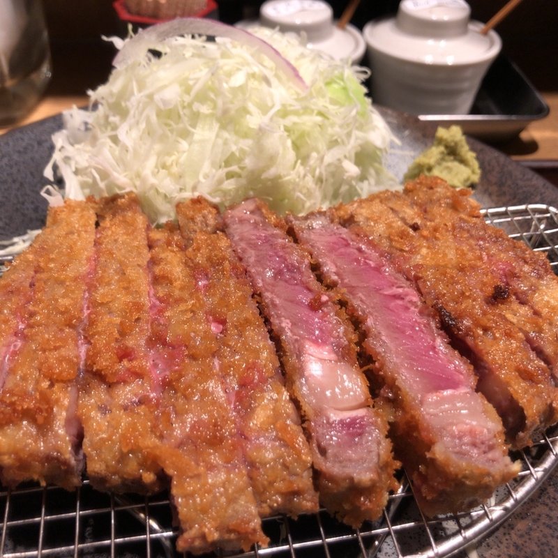 牛リブかつ膳(牛カツ京都勝牛 渋谷道玄坂店)