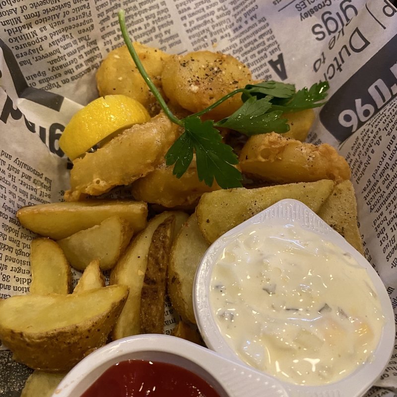 ひと口フィッシュアンドチップス(HUB川崎店)