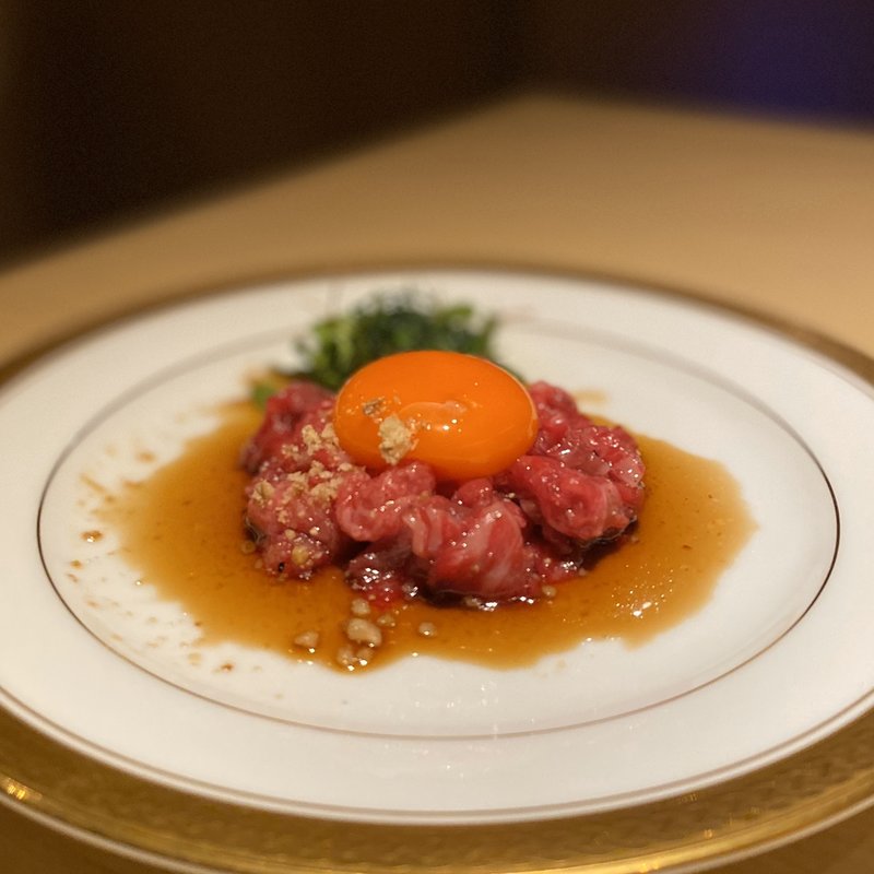 雪月花ユッケ 三河満月卵(雪月花 たなかさとる)