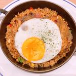 ジャークチキンのジャンバラヤ