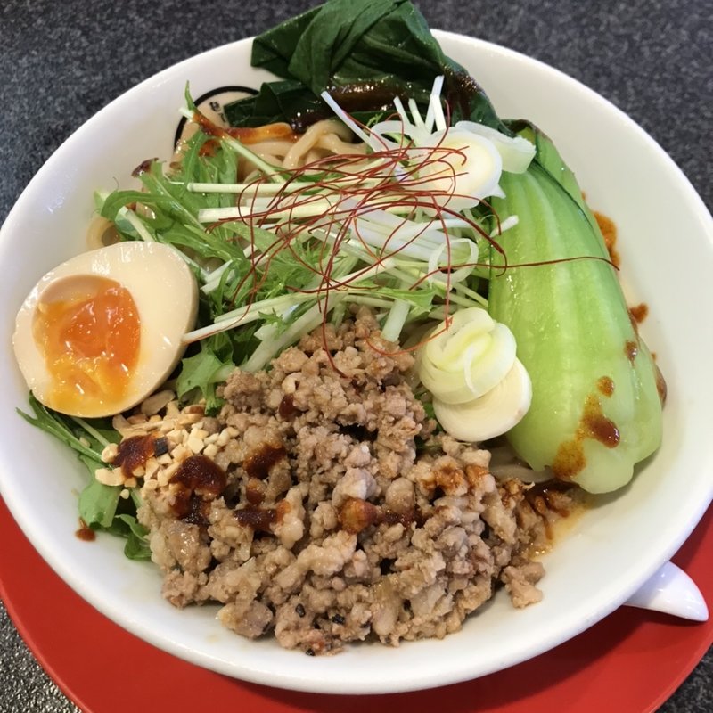 冷やし豆乳担担麺(麺屋しずる 蒲郡駅前店)