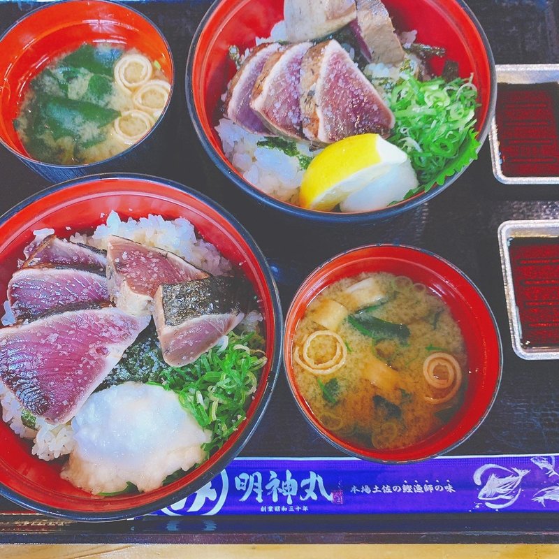 塩タタキ丼(明神丸 ひろめ市場店 （みょうじんまる）)