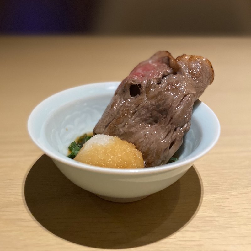 サーロインの焼きしゃぶ(雪月花 たなかさとる)