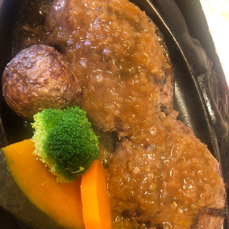 げんこつハンバーグ(炭焼きレストランさわやか 静岡瀬名川店 )