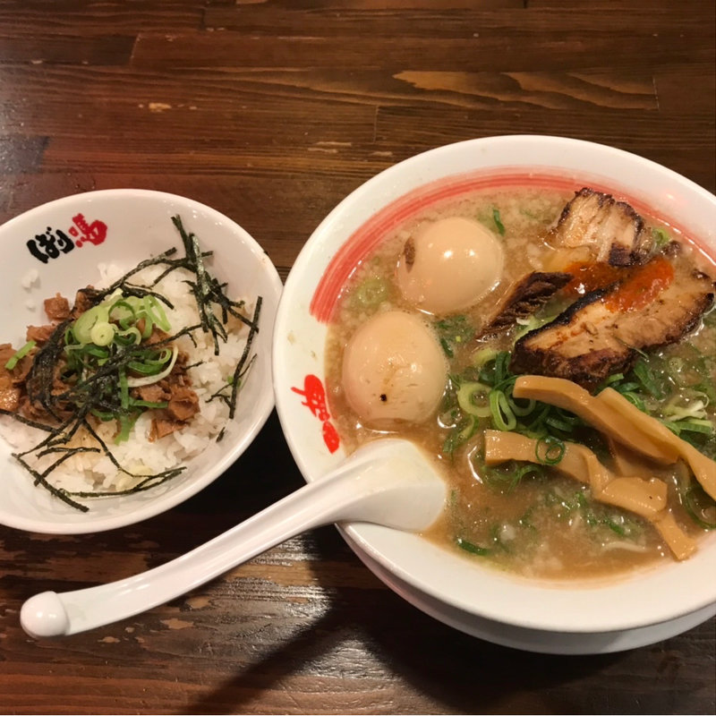 味玉ばり濃ラーメン(ばり馬 呉レクレ店 )