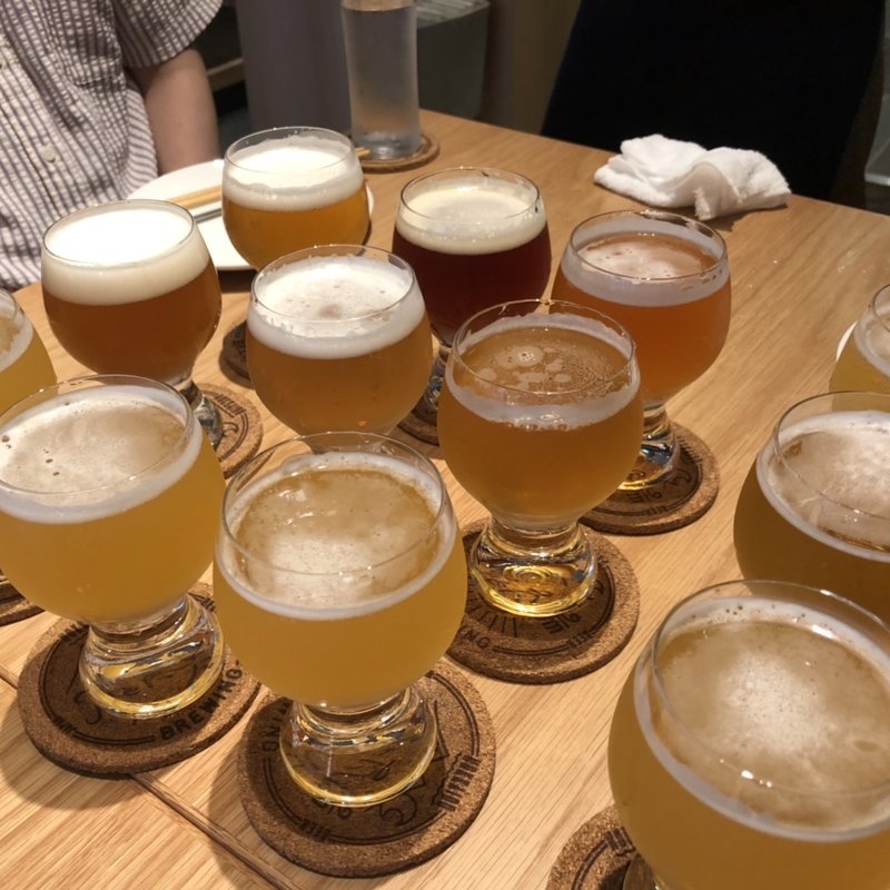 3種の飲み比べセット(月と太陽大同生命ビル店)