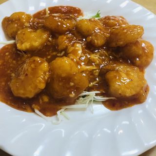 海老チリソース(刀削麺 （雲隆）)