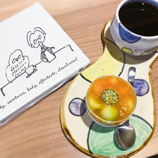 パンナコッタ　メロン(colorful coffee)