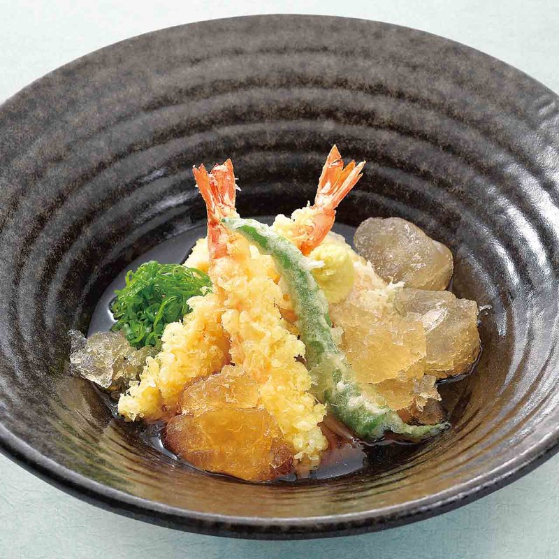 天扶良のおうどん(あげたち 匠の細麺 つるとんたん（大国町）)