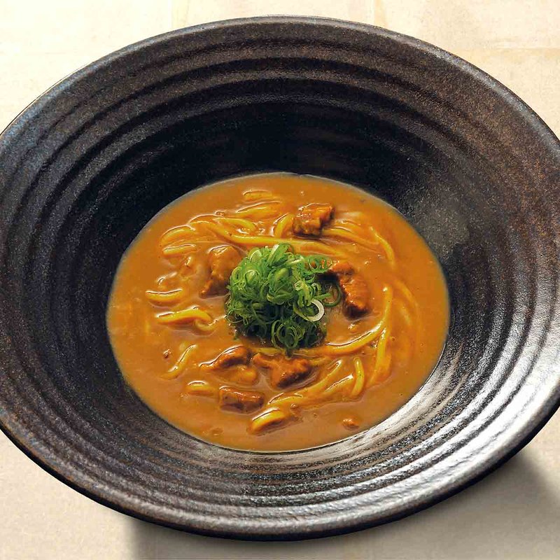 カレーのおうどん(あげたち 匠の細麺 つるとんたん（大国町）)