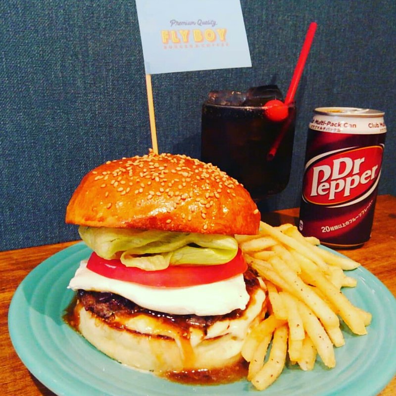 てりやき！！クリーミーチーズバーガー(FLY BOY BURGER & COFFEE)