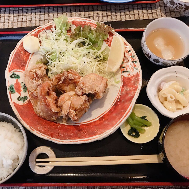 とりももからあげ定食(食事処たらふく)