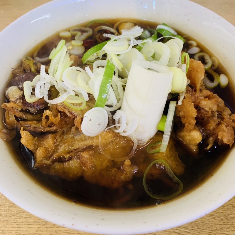 ピザ天そば(一由そば )