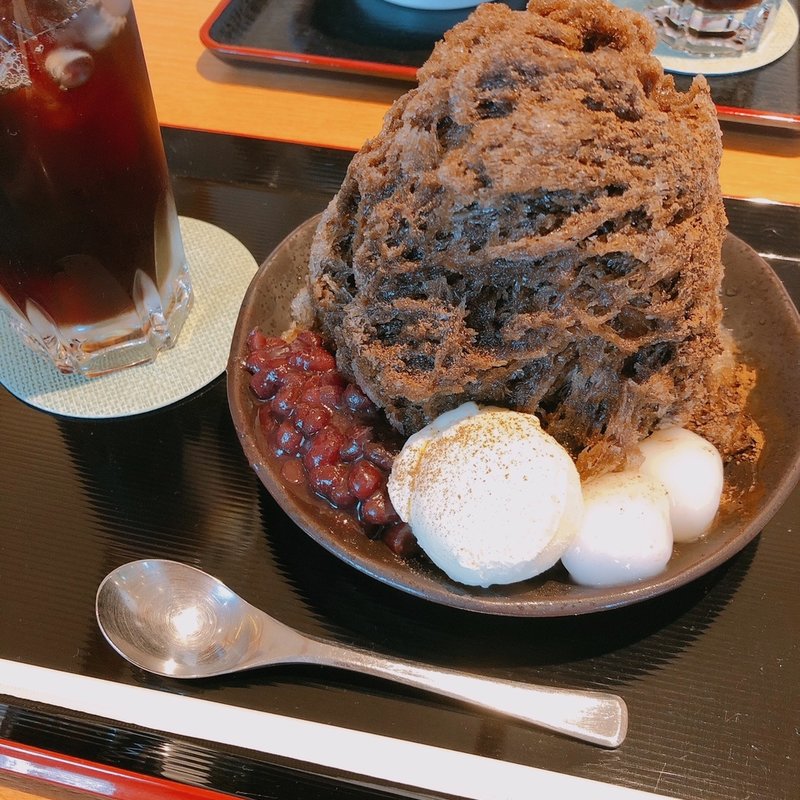 ほうじ茶氷(文の助茶屋 名古屋JRタカシマヤ店)