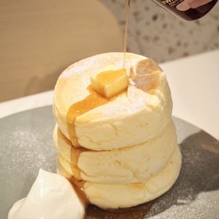 ふわふわリコッタパンケーキ(ミカサデコ＆カフェ)