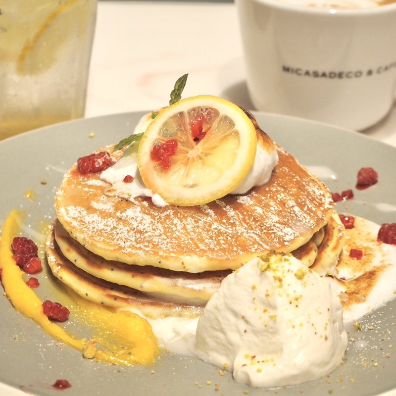 レモンタルトパンケーキ(期間限定)(ミカサデコ＆カフェ)