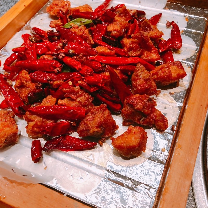 鶏肉のピリ辛唐揚げ(銀杏)