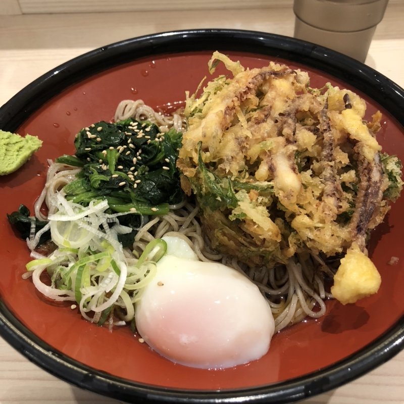 げそ天そば(そばの神田東一屋 駅前南町通り店 （そばのかんだとういちや）)