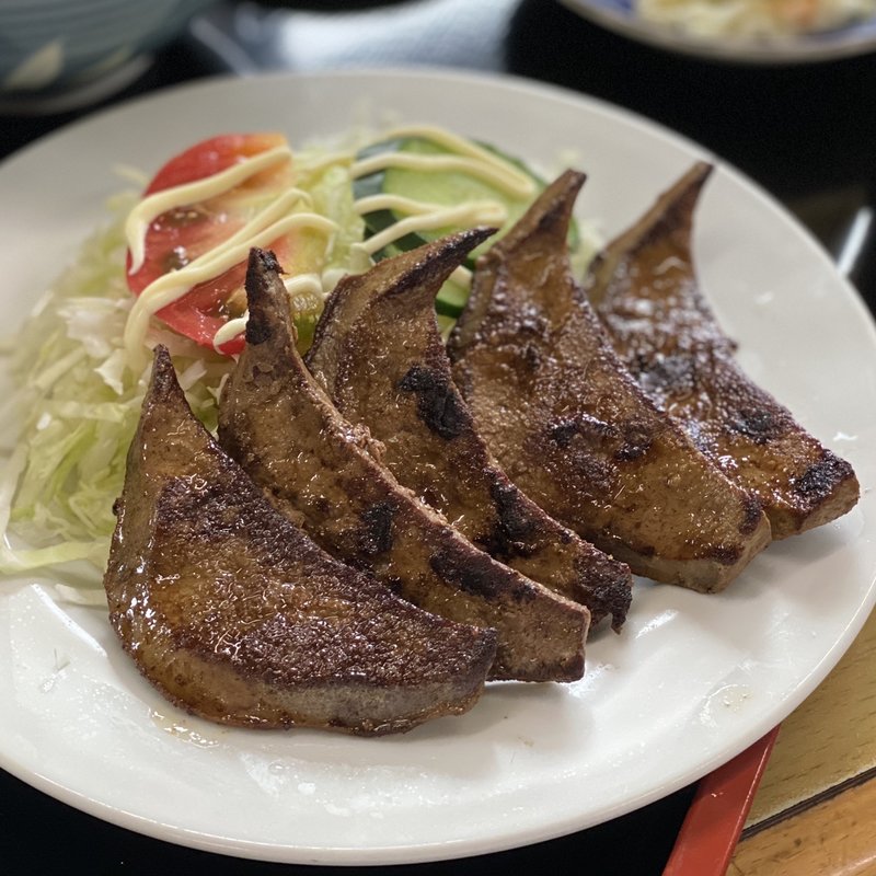 レバー焼き定食(丸山食堂 )