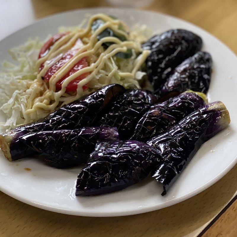 なす揚げ皿(丸山食堂 )