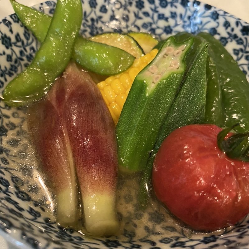夏野菜のおひたし(横田酒場 （よこたさかば）)