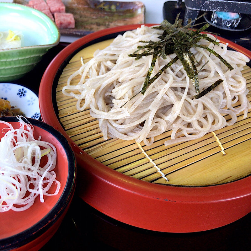 皆瀬牛とそばのセット(かえで庵 （かえであん）)