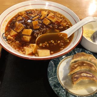 麻婆麺セット(中華料理 帆)