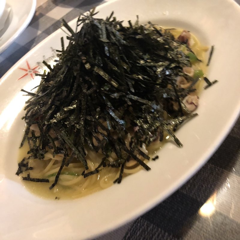 のりとイカのスパゲティ(イルキャンティ 代々木公園店)