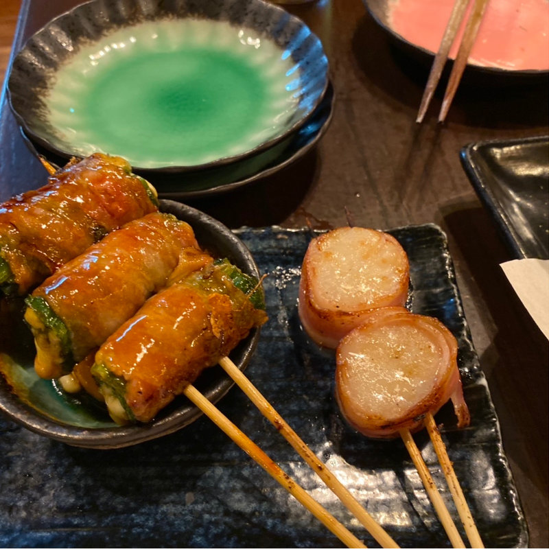 豚バラしそ巻きとホタテベーコン巻き(山田五郎邸のごりょんさん)