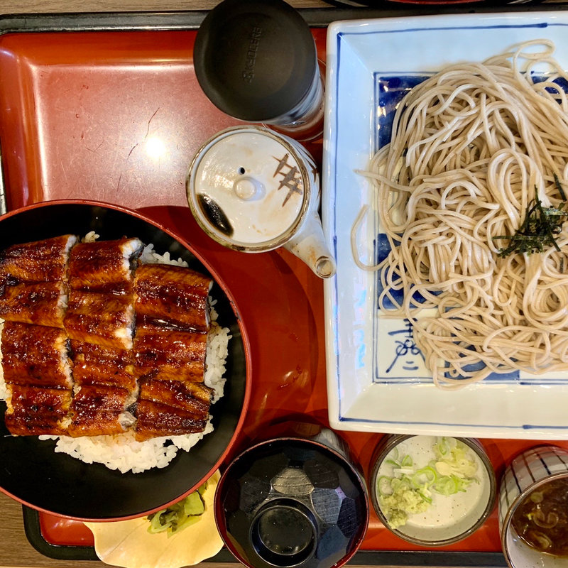 うな重(一尾)と麺(サガミ 岐阜長良店 )
