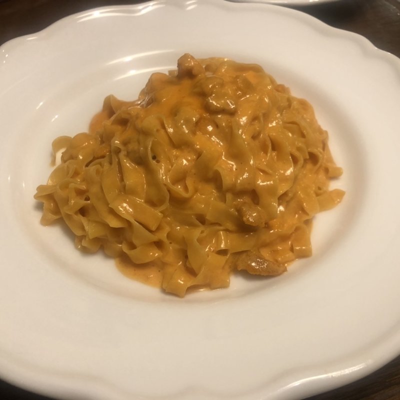 生ウニのトマトクリームソース 手打ちタリアテッレ(トラットリア ダ ゴイーノ （TRATTORIA Da GOINO）)