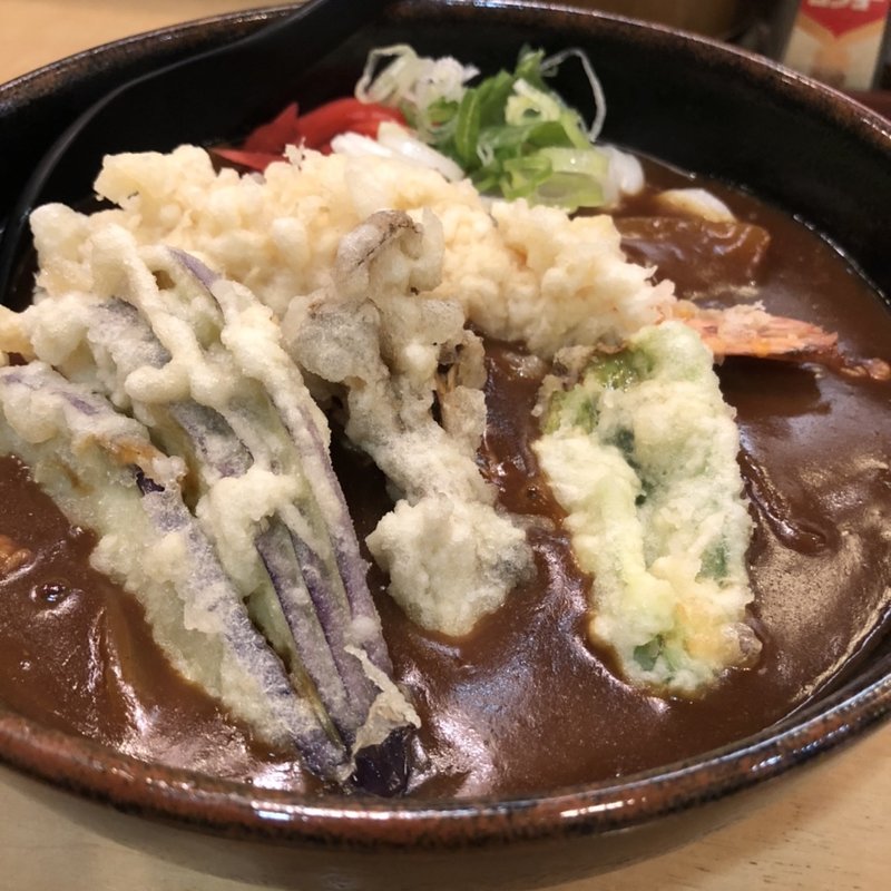 エビ天カレーうどん(百万石うどん近江町店)