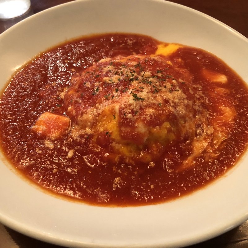 とろ～り玉子のオムライス(Chicago Pizza & Craft Beer DRUNK BEARS NU茶屋町店)