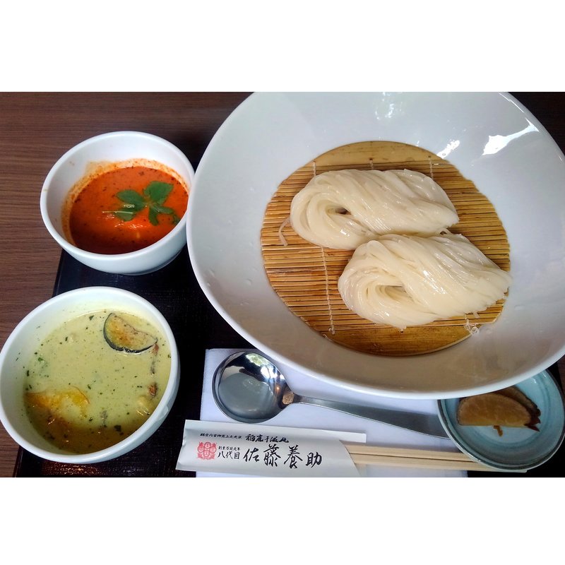 タイカレー二味セット(七代佐藤養助 横手店 （ななだいさとうようすけ）)