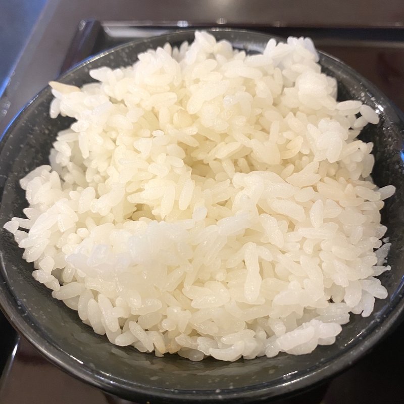 半ライス(二代目 極煮干し本舗 すすきの店)