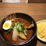 スープカレー 特選チキン野菜(札幌ドミニカ 銀座店)